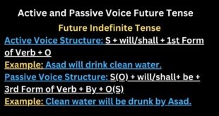 Active and Passive Voice Future Tense