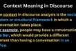 Context Meaning in Discourse