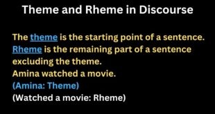 Theme and Rheme in Discourse