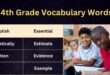 4th Grade Vocabulary Words