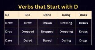 Verbs that start with D