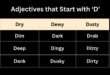 Adjectives that Start with D