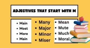 Adjectives that start with M