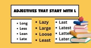 Adjectives that start with l