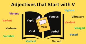 Adjectives that Start with V