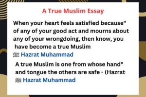 A True Muslim Essay