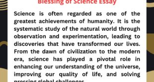 Blessing of science essay