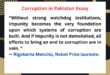 Corruption in Pakistan Essay