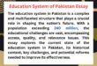 Education System in Pakistan Essay