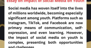 Essay on Impact of Social Media on Youth