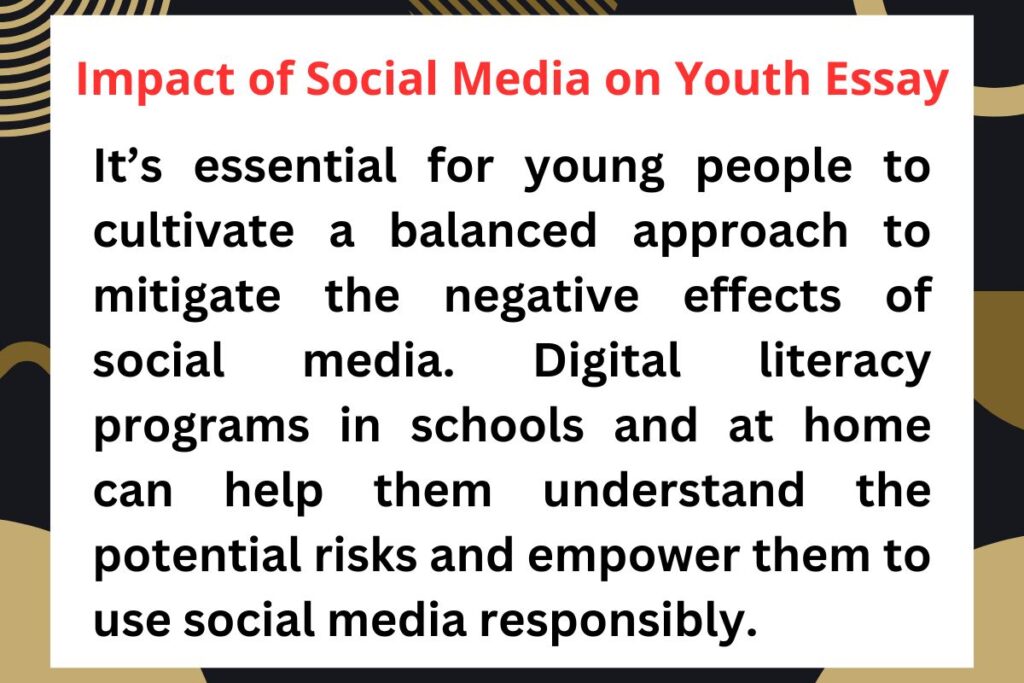 Impact of Social Media on Youth Essay