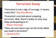 Terrorism Essay